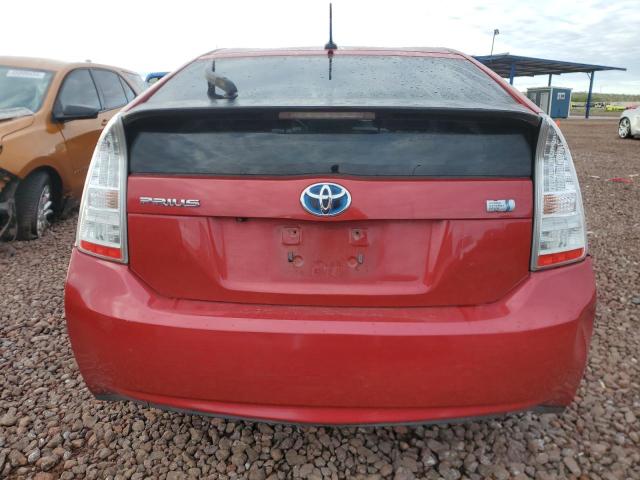 JTDKN3DU5A0068837 - 2010 TOYOTA PRIUS RED photo 6