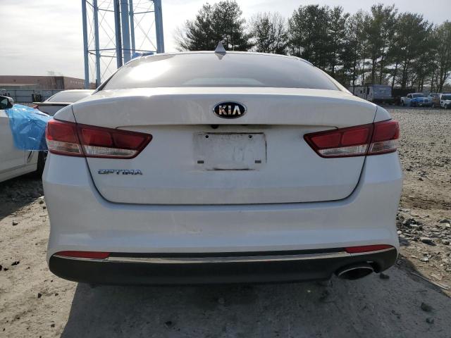 5XXGT4L37HG126403 - 2017 KIA OPTIMA LX WHITE photo 6