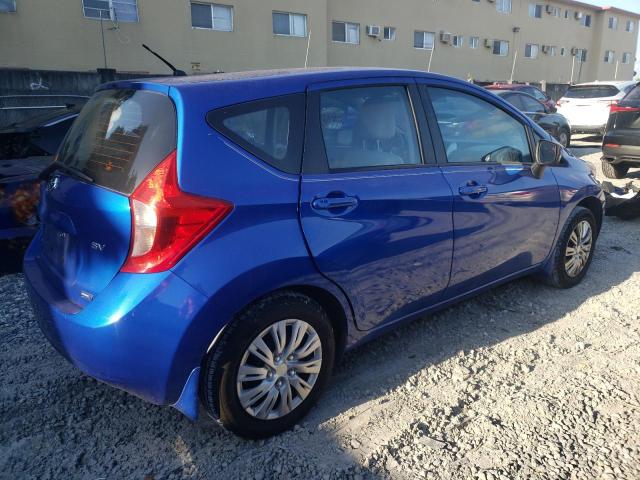 3N1CE2CP0FL364064 - 2015 NISSAN VERSA NOTE S BLUE photo 3