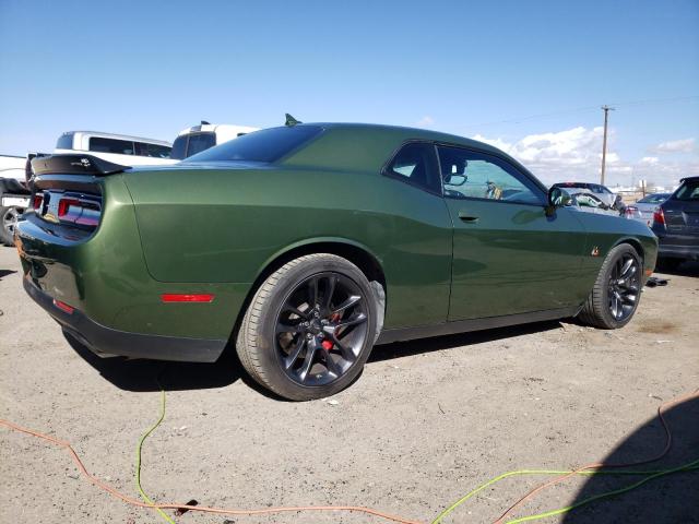 2C3CDZFJ1MH517190 - 2021 DODGE CHALLENGER R/T SCAT PACK GREEN photo 3