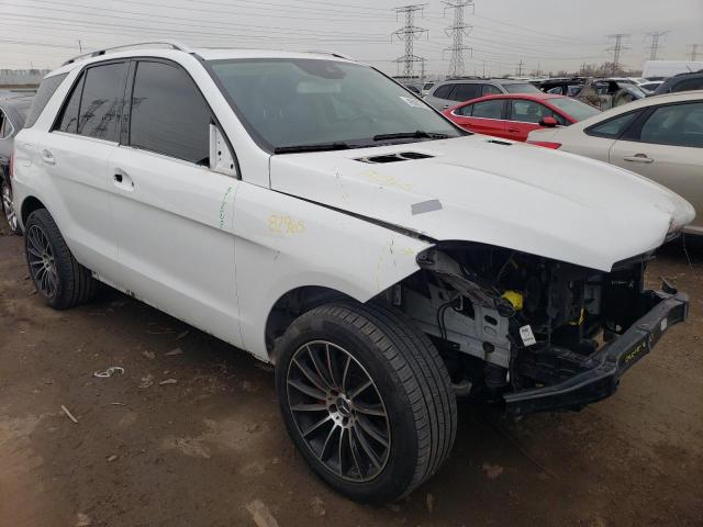 4JGDA5HB5GA805297 - 2016 MERCEDES-BENZ GLE 350 4MATIC WHITE photo 4