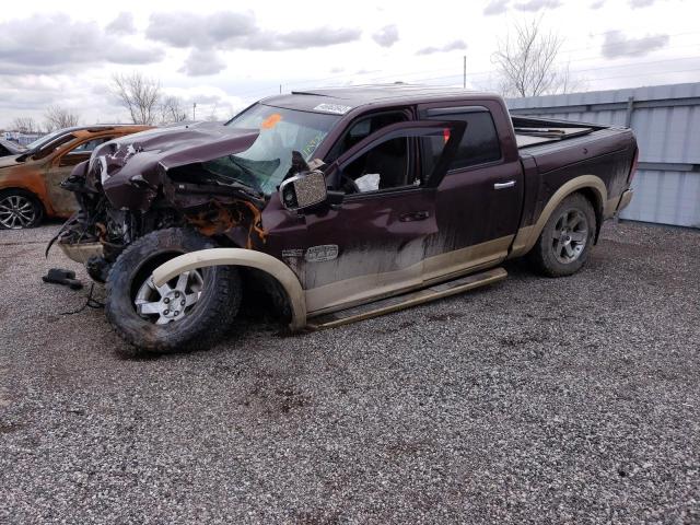 1C6RD7PT6CS147699 - 2012 DODGE RAM 1500 LONGHORN BURGUNDY photo 1