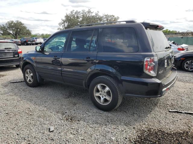 5FNYF28516B004596 - 2006 HONDA PILOT EX BLACK photo 2