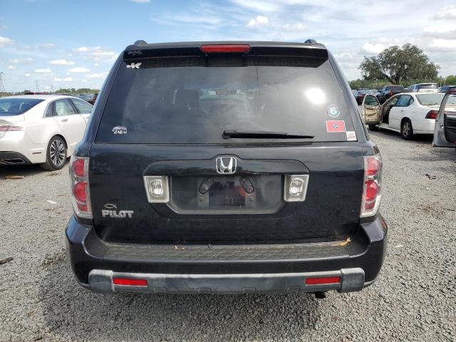 5FNYF28516B004596 - 2006 HONDA PILOT EX BLACK photo 6