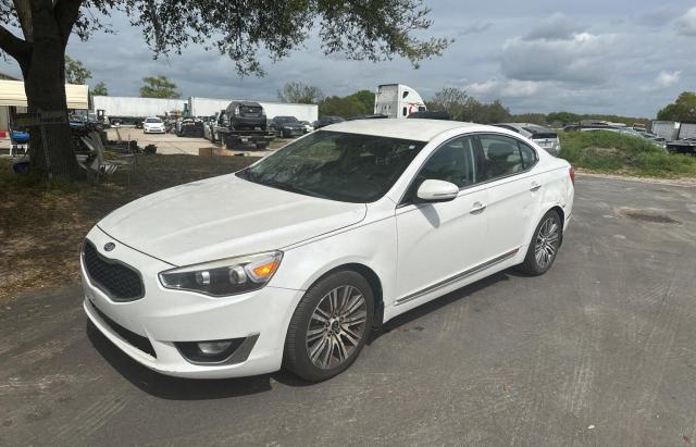 KNALN4D78E5138602 - 2014 KIA CADENZA PREMIUM WHITE photo 2