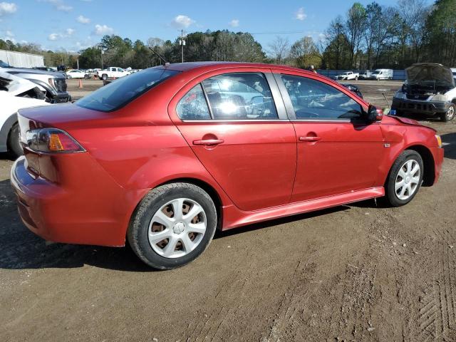 JA32U2FU7FU026887 - 2015 MITSUBISHI LANCER ES RED photo 3