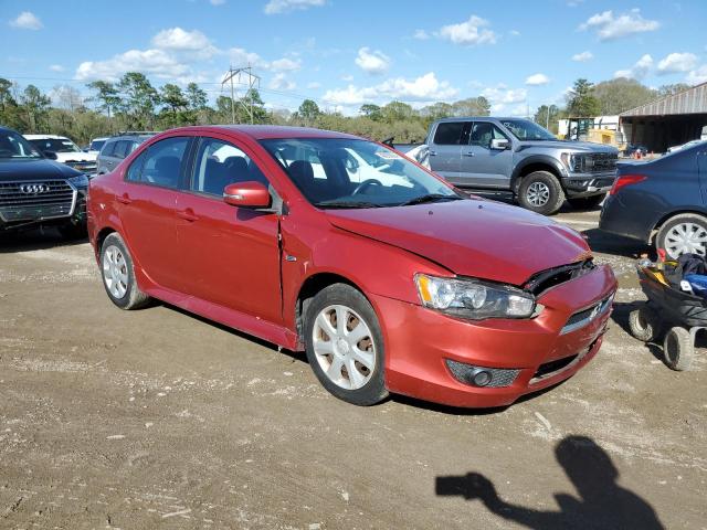 JA32U2FU7FU026887 - 2015 MITSUBISHI LANCER ES RED photo 4