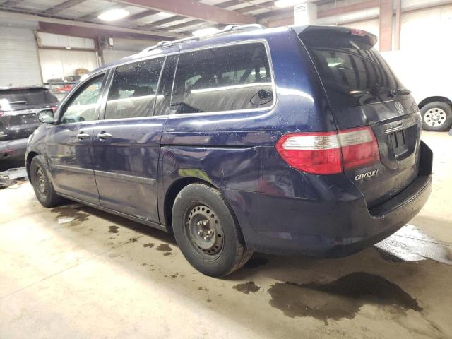 5FNRL38257B107773 - 2007 HONDA ODYSSEY LX BLUE photo 2