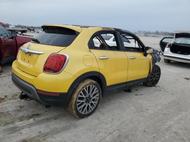 ZFBCFXCT7GP386673 - 2016 FIAT 500X TREKKING YELLOW photo 3