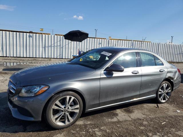 55SWF4JBXJU276185 - 2018 MERCEDES-BENZ C 300 GRAY photo 1