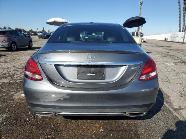 55SWF4JBXJU276185 - 2018 MERCEDES-BENZ C 300 GRAY photo 6