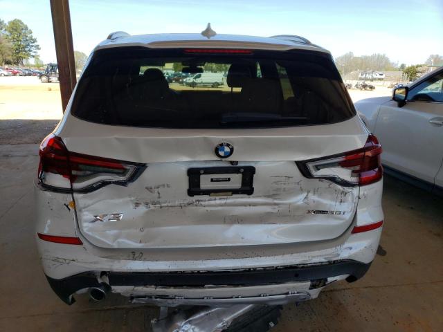 5UXTR9C53KLD98435 - 2019 BMW X3 XDRIVE30I WHITE photo 6