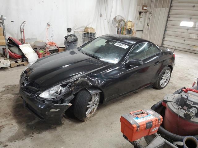 WDBWK54F39F200833 - 2009 MERCEDES-BENZ SLK 300 BLACK photo 1