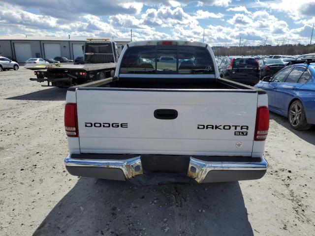 1D7HG48N24S560074 - 2004 DODGE DAKOTA QUAD SLT WHITE photo 6