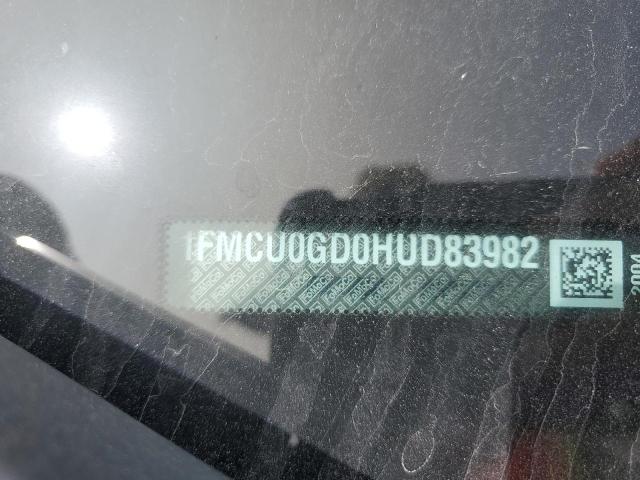 1FMCU0GD0HUD83982 - 2017 FORD ESCAPE SE BLACK photo 13