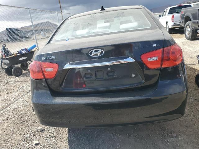 KMHDU4AD3AU161382 - 2010 HYUNDAI ELANTRA BLUE BLACK photo 6