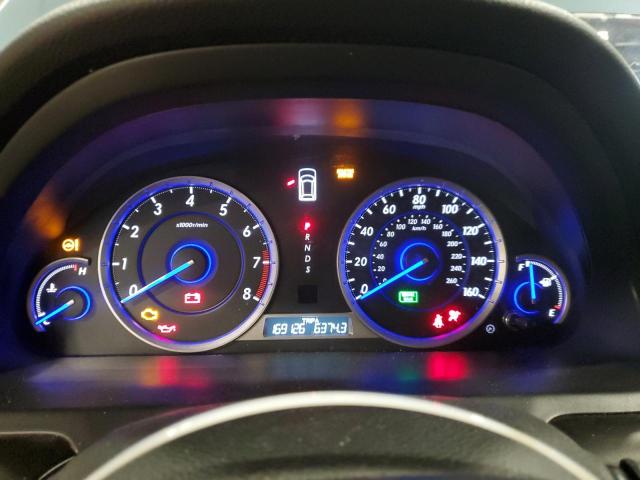 5J6TF1H58FL001576 - 2015 HONDA CROSSTOUR EXL ლურჯი ფოტო 9