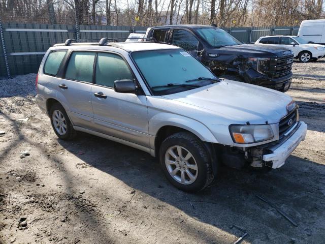 JF1SG65635H745988 - 2005 SUBARU FORESTER 2.5XS Күміс фото 4