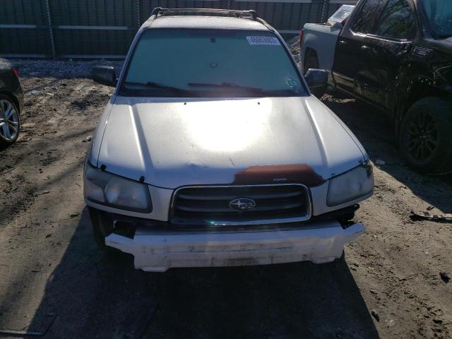 JF1SG65635H745988 - 2005 SUBARU FORESTER 2.5XS Күміс фото 5