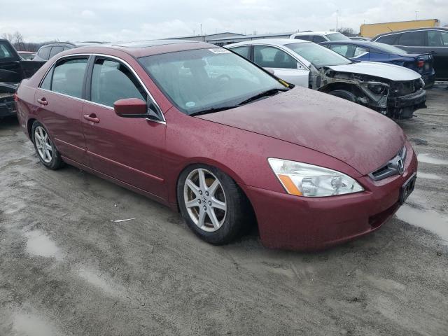 1HGCM66574A041654 - 2004 HONDA ACCORD EX RED photo 4