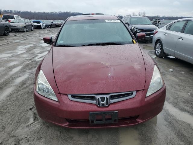 1HGCM66574A041654 - 2004 HONDA ACCORD EX RED photo 5