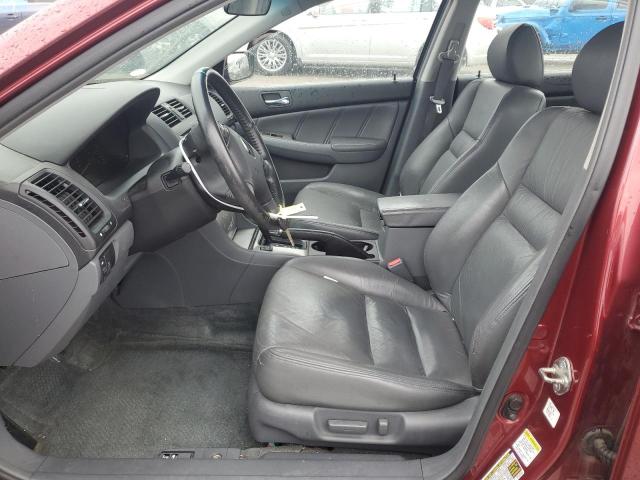 1HGCM66574A041654 - 2004 HONDA ACCORD EX RED photo 7