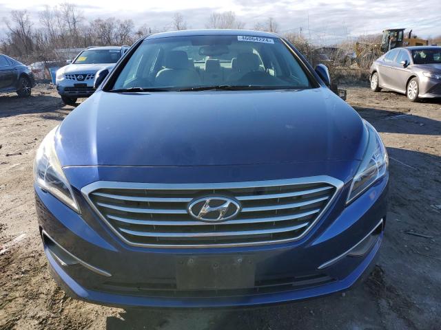 5NPE24AFXGH428844 - 2016 HYUNDAI SONATA SE BLUE photo 5