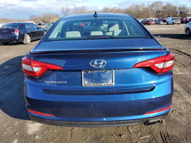 5NPE24AFXGH428844 - 2016 HYUNDAI SONATA SE BLUE photo 6