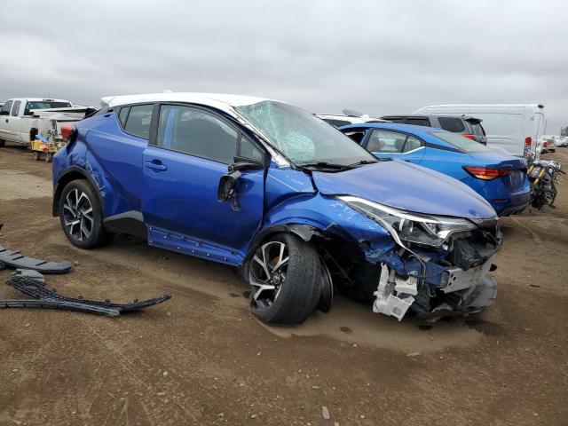 NMTKHMBXXJR034642 - 2018 TOYOTA C-HR XLE BLUE photo 4