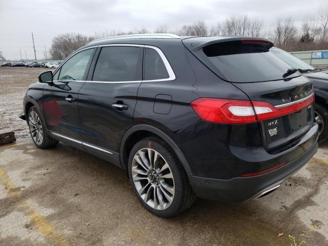 2LMTJ8LR3GBL22188 - 2016 LINCOLN MKX RESERVE შავი ფოტო 2