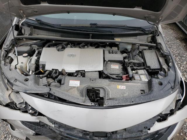 JTDKARFP0H3029071 - 2017 TOYOTA PRIUS PRIM ვერცხლისფერი ფოტო 11