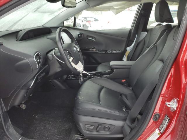 JTDKARFP7K3113248 - 2019 TOYOTA PRIUS PRIM 红色 照片 7