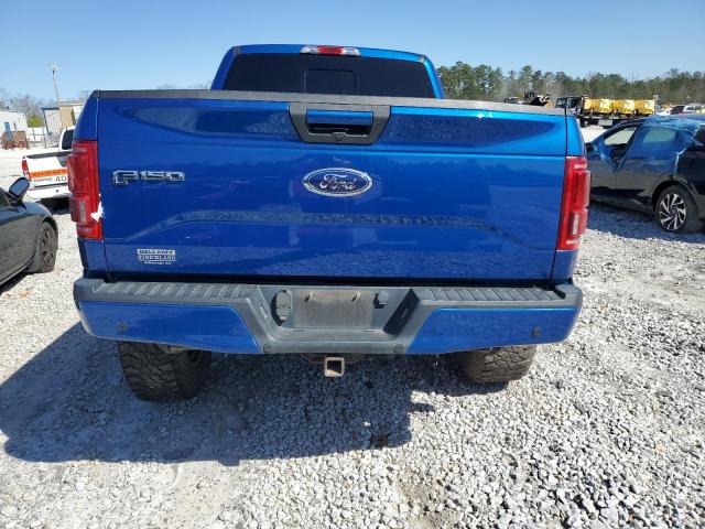 1FTFW1EG3HFB26933 - 2017 FORD F150 SUPERCREW BLUE photo 6