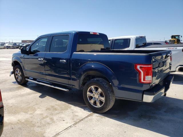 1FTEW1CP7FKE46999 - 2015 FORD F150 SUPERCREW BLUE photo 2