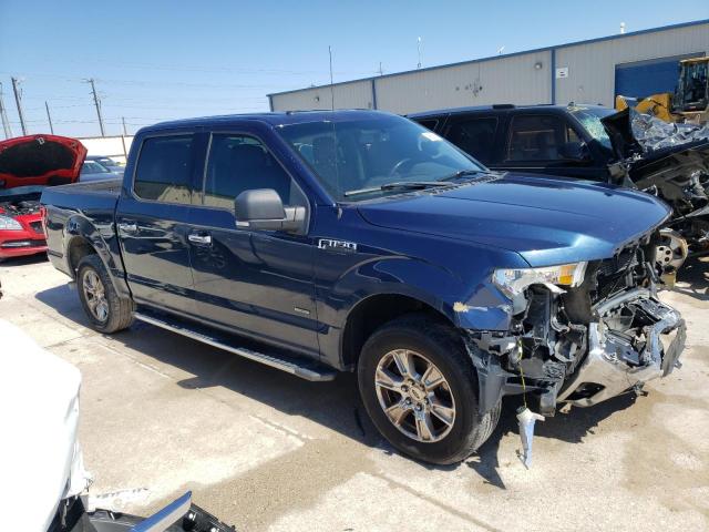 1FTEW1CP7FKE46999 - 2015 FORD F150 SUPERCREW BLUE photo 4