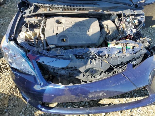2T1BU4EE7CC819977 - 2012 TOYOTA COROLLA BASE BLUE photo 11