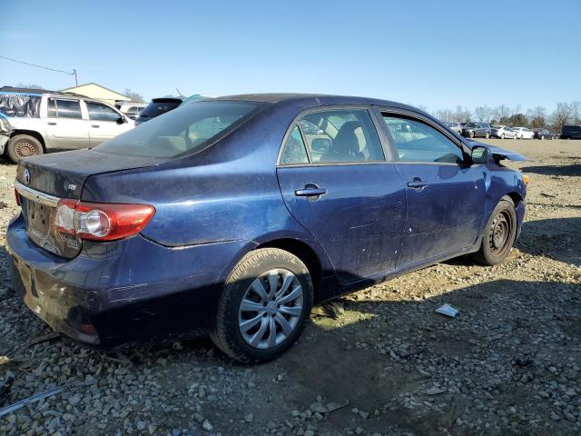 2T1BU4EE7CC819977 - 2012 TOYOTA COROLLA BASE BLUE photo 3