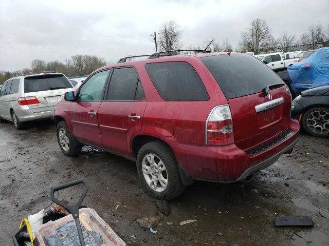 2HNYD188X4H547957 - 2004 ACURA MDX TOURING RED photo 2