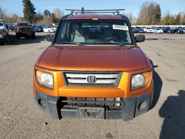 5J6YH28787L000758 - 2007 HONDA ELEMENT EX ORANGE photo 5