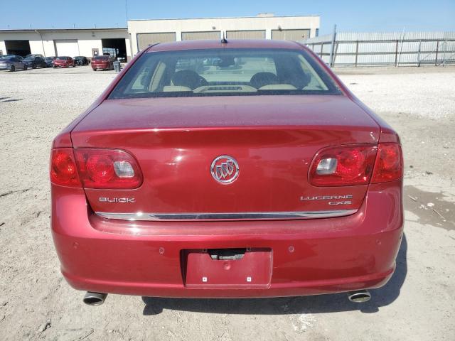 1G4HE57Y07U186697 - 2007 BUICK LUCERNE CXS RED photo 6