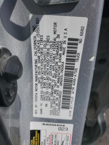 5TEJU62NX6Z148010 - 2006 TOYOTA TACOMA DOUBLE CAB PRERUNNER SILVER photo 12