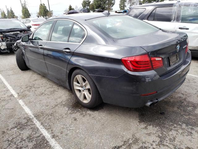 WBAXG5C57DD229818 - 2013 BMW 5 SERIES I CHARCOAL photo 2