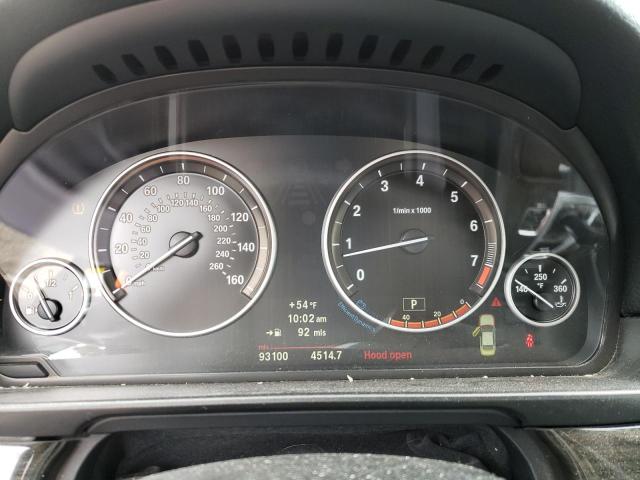 WBAXG5C57DD229818 - 2013 BMW 5 SERIES I CHARCOAL photo 9