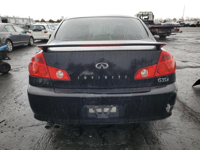 JNKCV51F25M310826 - 2005 INFINITI G35 BLACK photo 6