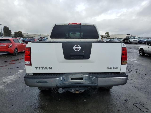 1N6AA07B44N506218 - 2004 NISSAN TITAN XE WHITE photo 6