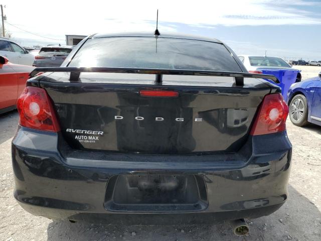 1C3CDZAGXDN750438 - 2013 DODGE AVENGER SE BLACK photo 6