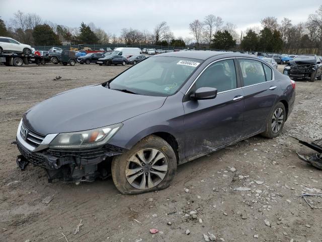 1HGCR2F3XEA270047 - 2014 HONDA ACCORD LX GRAY photo 1