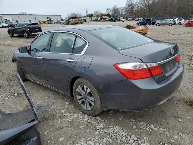 1HGCR2F3XEA270047 - 2014 HONDA ACCORD LX GRAY photo 2