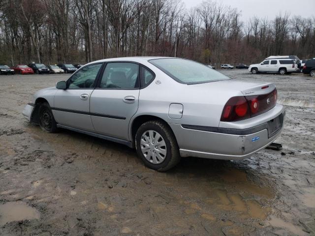 2G1WF52E839415875 - 2003 CHEVROLET IMPALA SILVER photo 2