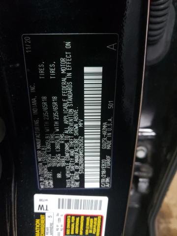 5TDGZRBH9MS526562 - 2021 TOYOTA HIGHLANDER XLE BLACK photo 13